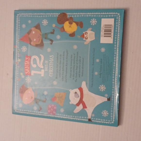 4/$30 Santa's 12 Days of Christmas - Clare Fennell - Hardcover Book - Picture 2 of 5